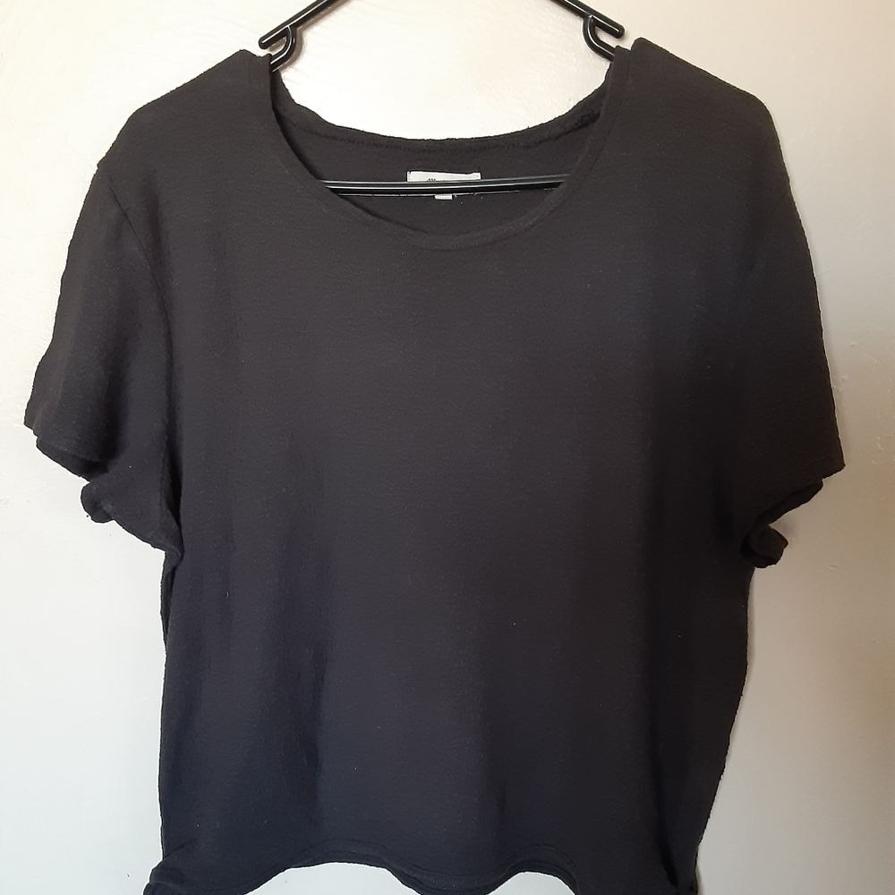 Madewell Texture and Thread Crop Top Sz XL